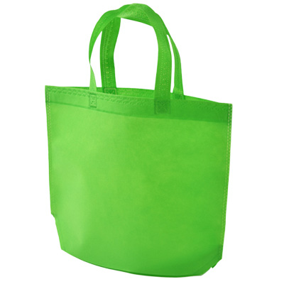 bolsa ecologica con base inferior verde