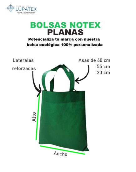 descripción bolsa plana